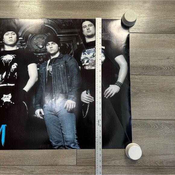 Original Vintage Trivium Music Poster 34X24 Heavy Metal Band Memorabilia - Picture 3 of 4